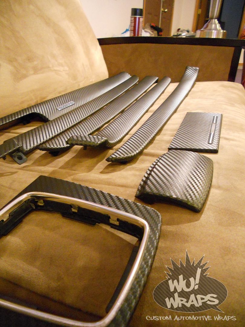 Audi A4 B6 3m Dinoc Carbon Fiber Wrap Interior Trim Wu! Wraps 3 Photo